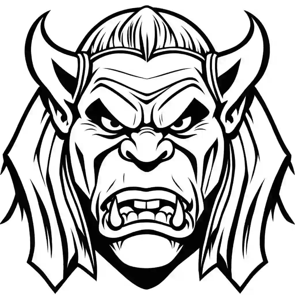 Ogres coloring pages